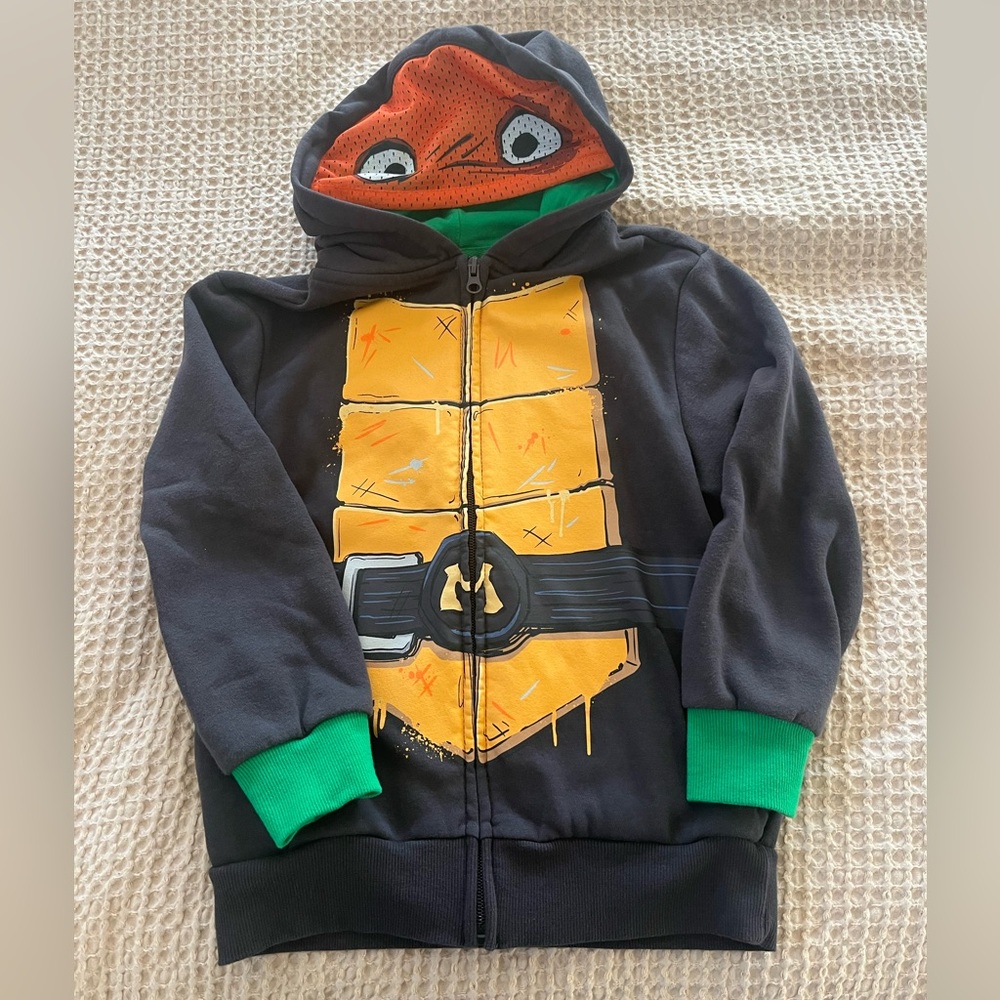 Ninja Turtles Hoodie with Mask (boys)